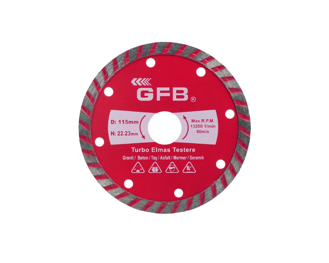 Turbo Elmas BetonTestere 230x2.6 mm GFB2387