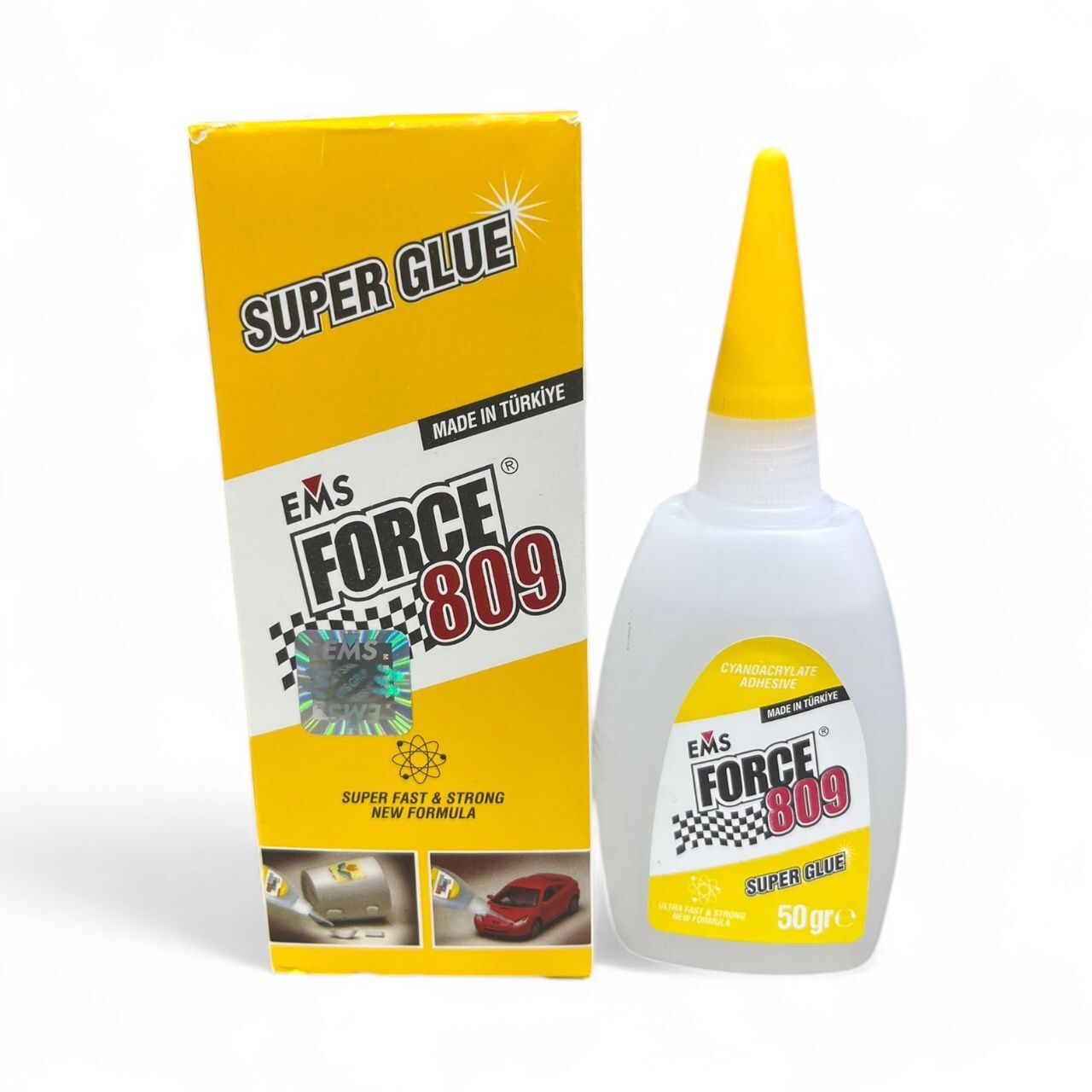 Ems Force 809 Süper Hızlı ve Kuvvetli Yapıştırıcı Koyu Kıvamlı 50 gr