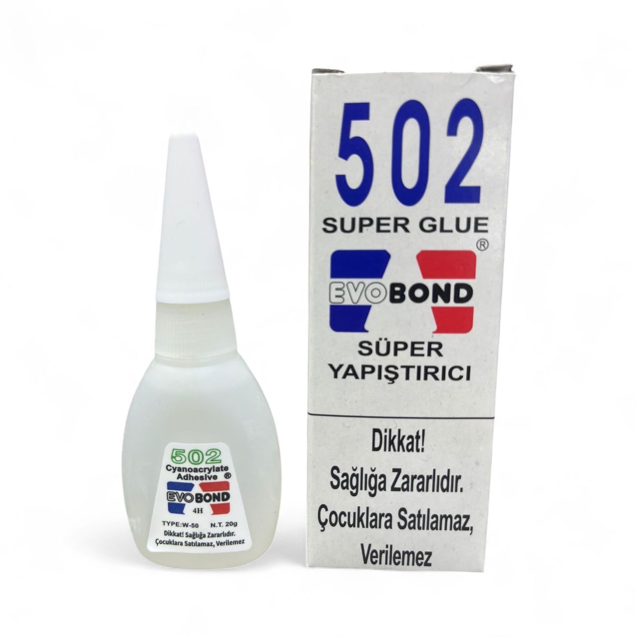 Evobond 502 Süper Hızlı Japon Yapıştırıcı 20 G-2 ADET