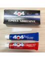 404 Plastik Çelik Hızlı Yapıştırıcı 16 gr Şeffaf Isı ve Kimyasallara Dayanıklı Tüm Yüzeyler İçin Epoksi