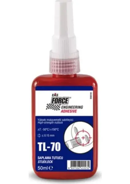 EMS FORCE Tl-70 Yüksek Mukavemetli Civata Sabitleyici 50ml