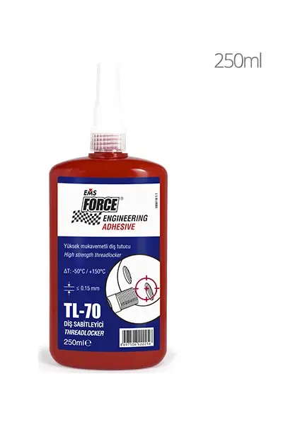 EMS FORCE Tl-70 Yüksek Mukavemetli Civata Sabitleyici 250ml