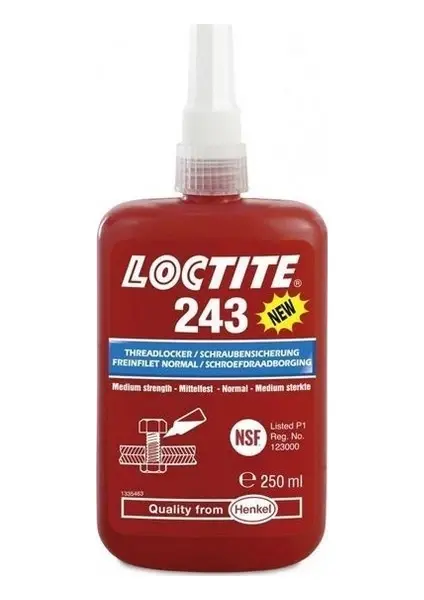 Loctite 243 Orta Mukavemetli Civata Sabitleyici 50ML
