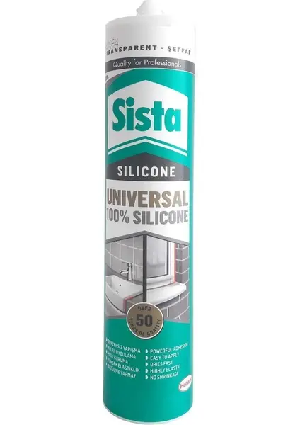 Sista Universal Silikon Şeffaf- 280ml