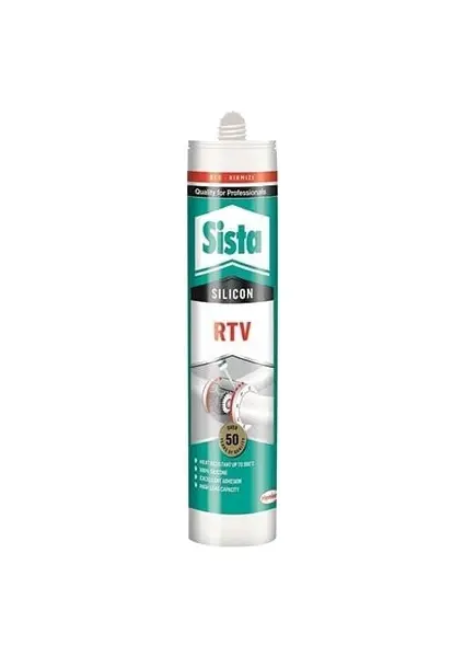 Sista Rtv Kırmızı Silikon 310 ml