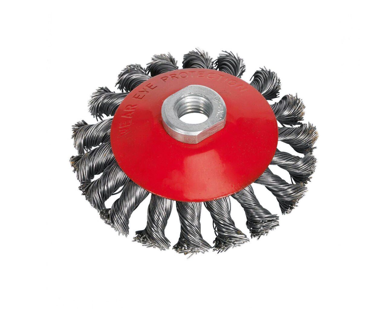 SEDEF 115mm Burgulu Konik Tel Fırça 55740-1 ADET GÖNDERİM
