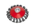 SEDEF 115mm Burgulu Konik Tel Fırça 55740-1 ADET GÖNDERİM