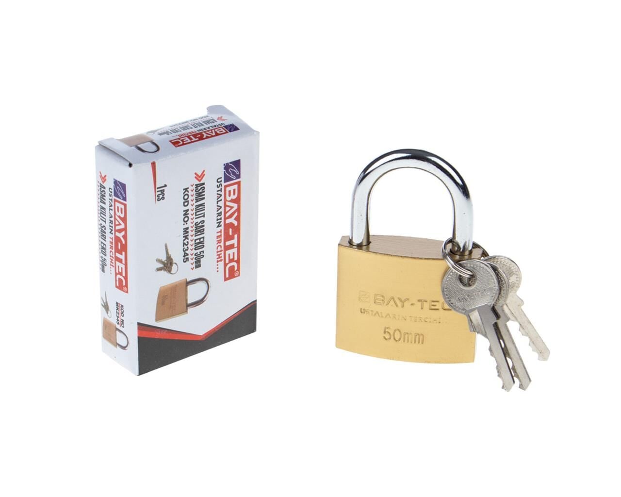 Asma Kilit Sarı Eko 50 mm MK2345 BAYTEC
